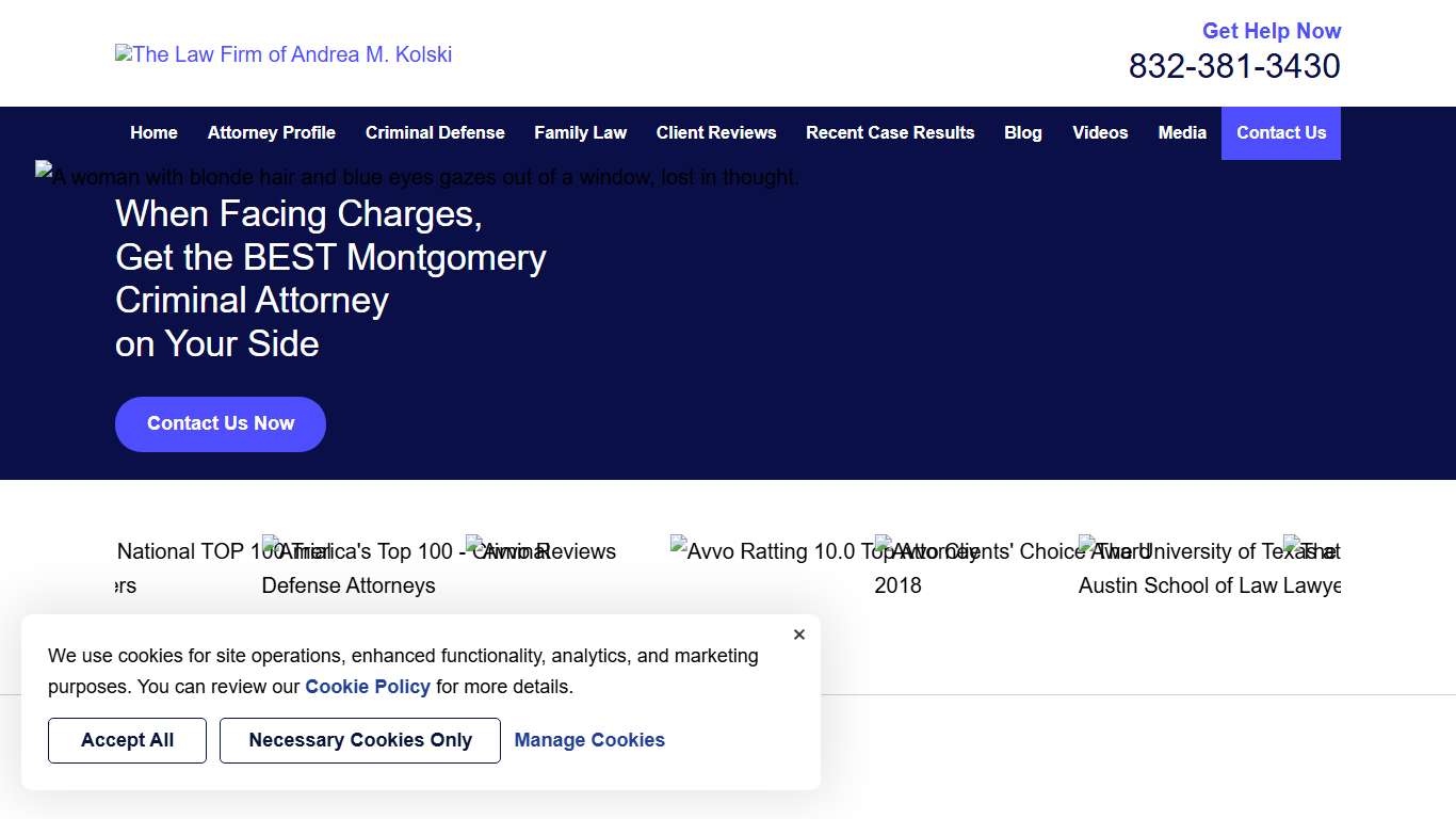 Montgomery County Jail Roster Woodlands Criminal Lawyer The Law Firm of Andrea M. Kolski